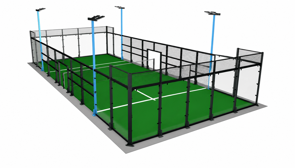 Single Padel Court - Panoramic